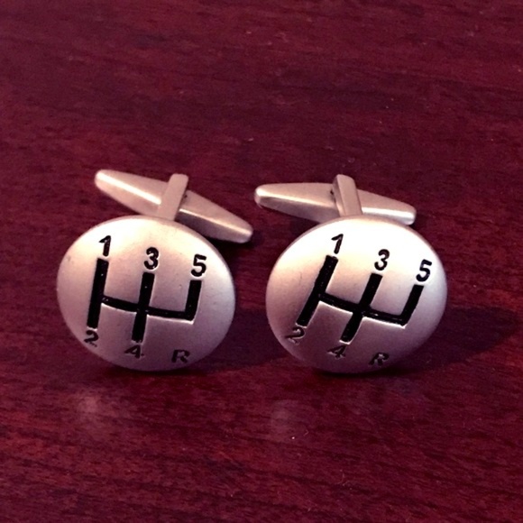 5-Speed Gear Shift Cufflinks - Picture 1 of 2